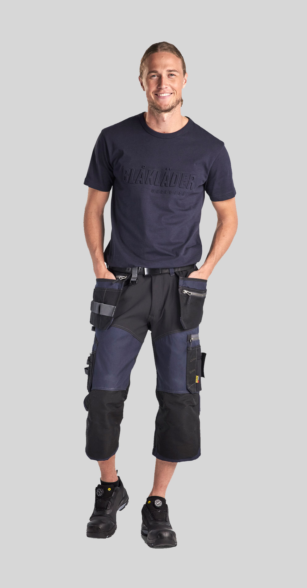 Blaklader 144718009900C64 Shorts, Size 48/34, Black